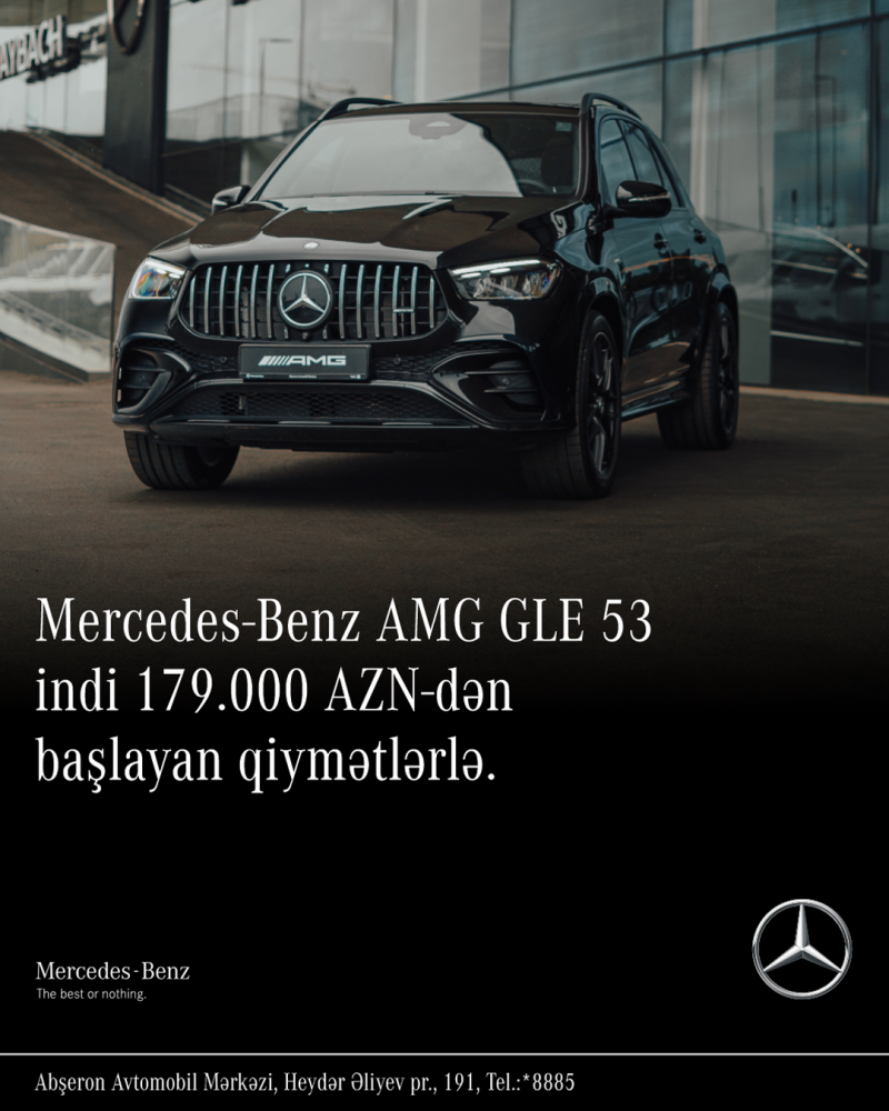 Mercedes-AMG GLE 53 güc və zərifliyin harmoniyasıdır.