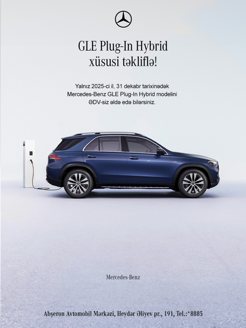 GLE Plug-In Hybrid XüsusiTəkliflə!